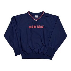 NIKE Boston Red Sox MLB Windbreaker Bomber Light Jacket Womens Medium